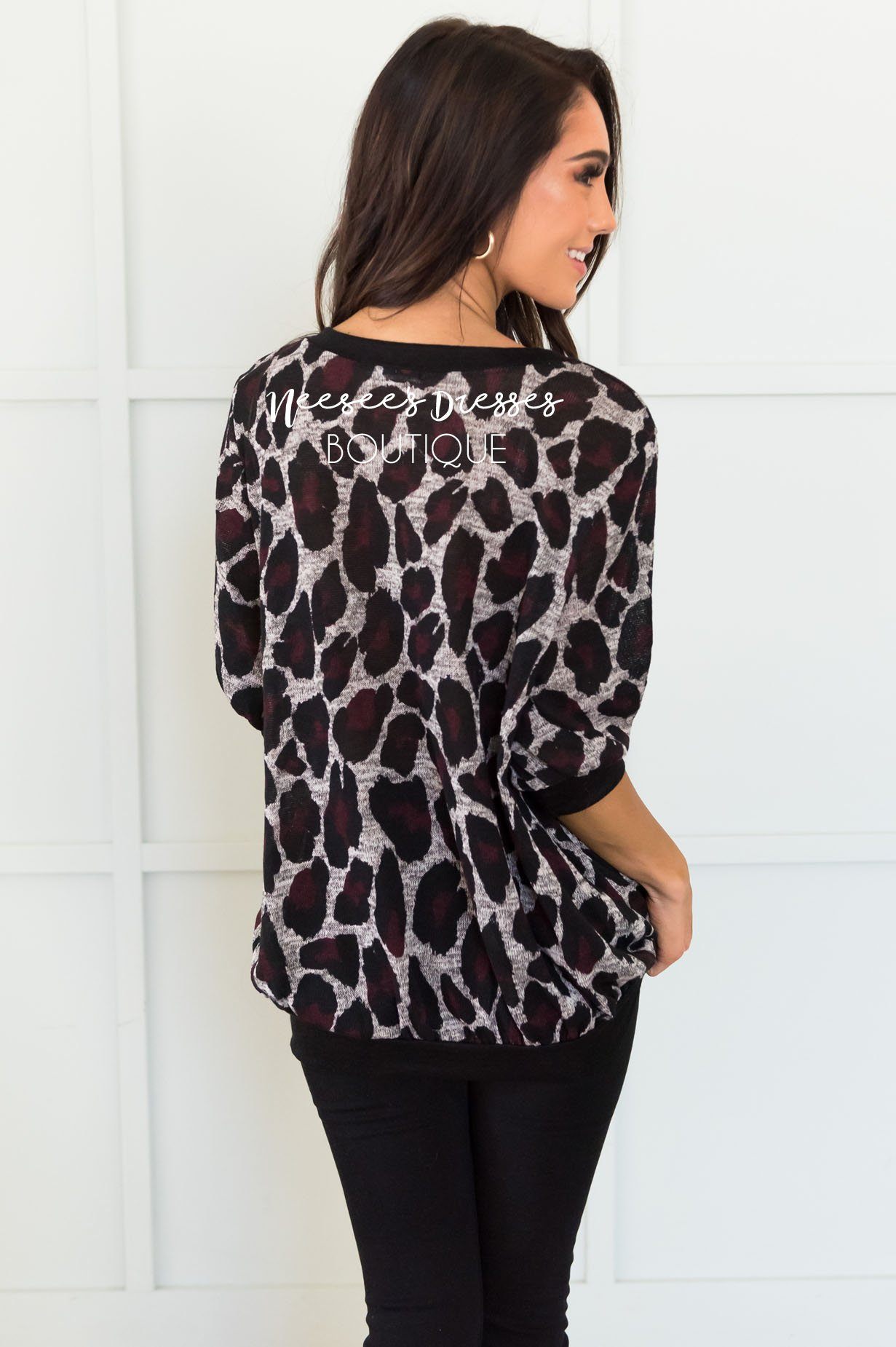 Let's Get Away Modest Top