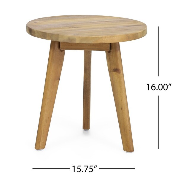 Side Table Ourdoor Garden Coffee Table Wood Side Table