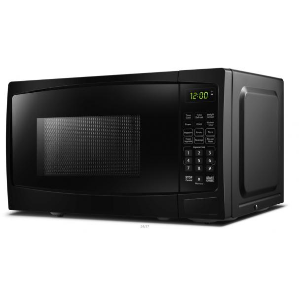 Danby 17-inch, 0.7 cu.ft. Countertop Microwave Oven with Auto Defrost DBMW0720BBB