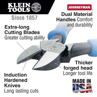 Klein Tools 9 in. Journeyman Heavy Duty Diagonal Cutting Pliers J200059SEN