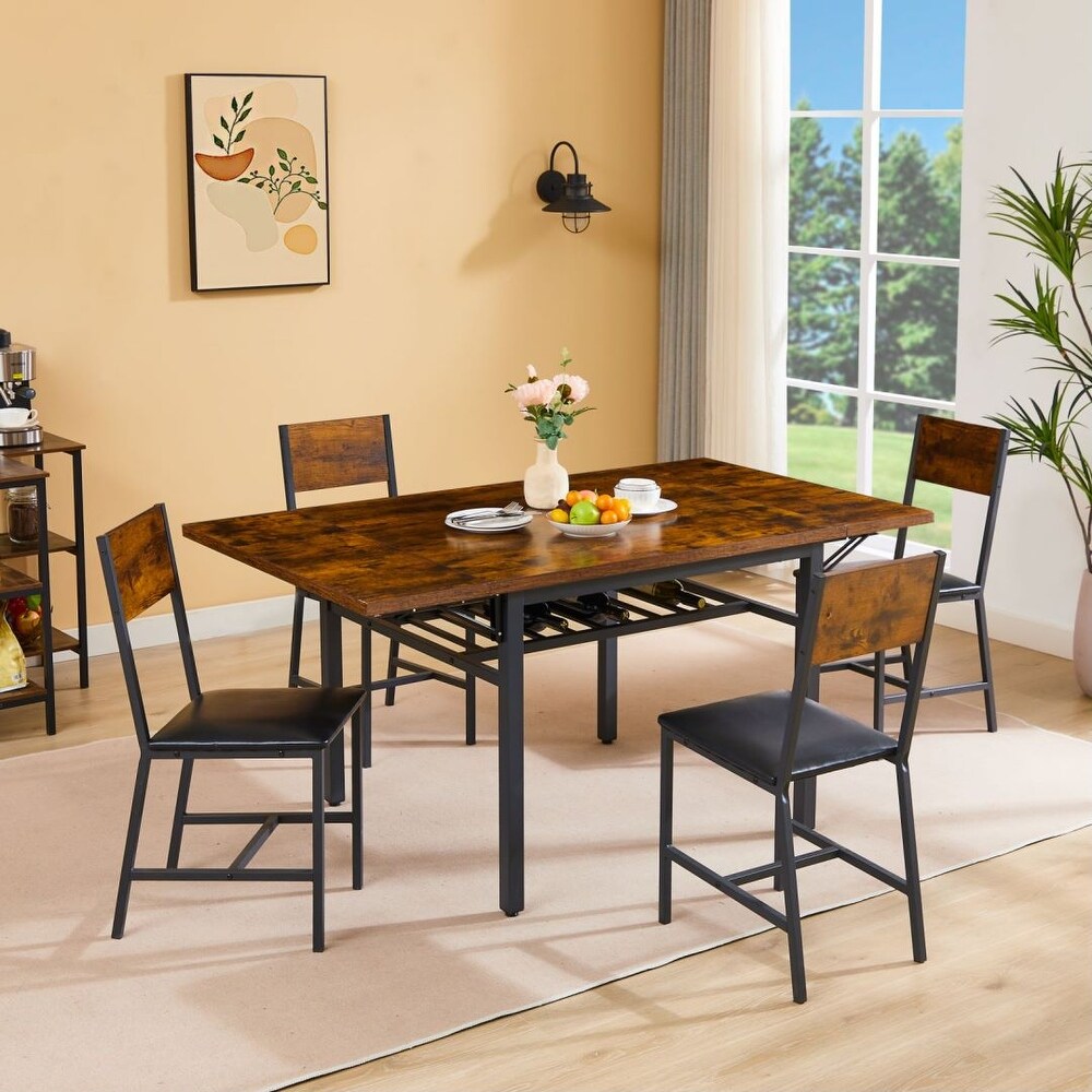 Folding Dining Table 1.2 inches thick table top for Dining Room