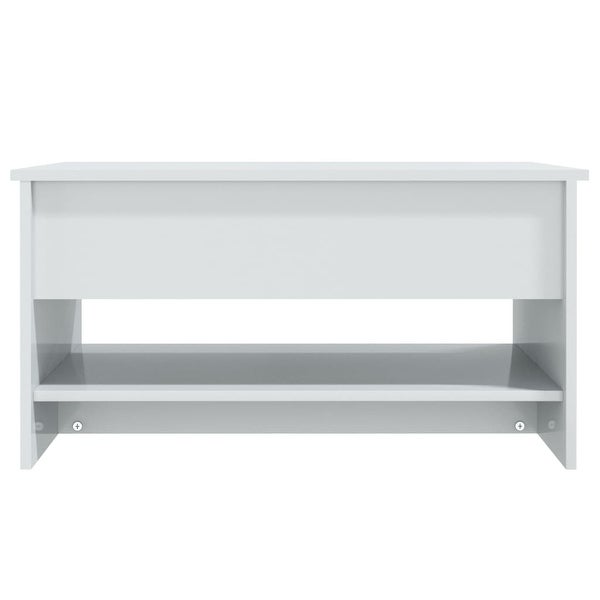 Coffee Table High Gloss White 31.5