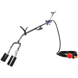 Flame King 1 Million BTU Dual Propane Torch Heavy-Duty Weed Burner Single or Dual Piezo YSN1000K