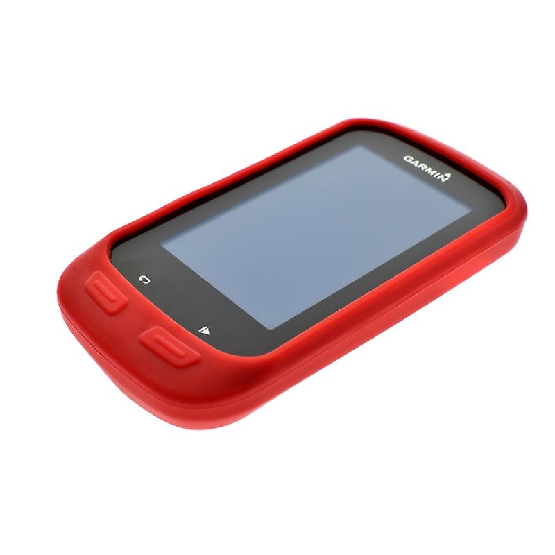 Bicycle Code Table Shockproof Silicone Colorful Protective Case for Garmin Edge 1000， Host not Included(Red)