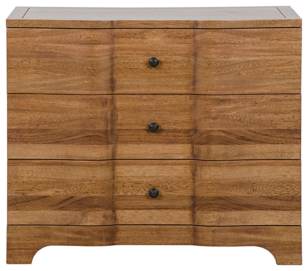 Claudie Chest  Dark Walnut   Transitional   Accent Chests And Cabinets   by HedgeApple  Houzz