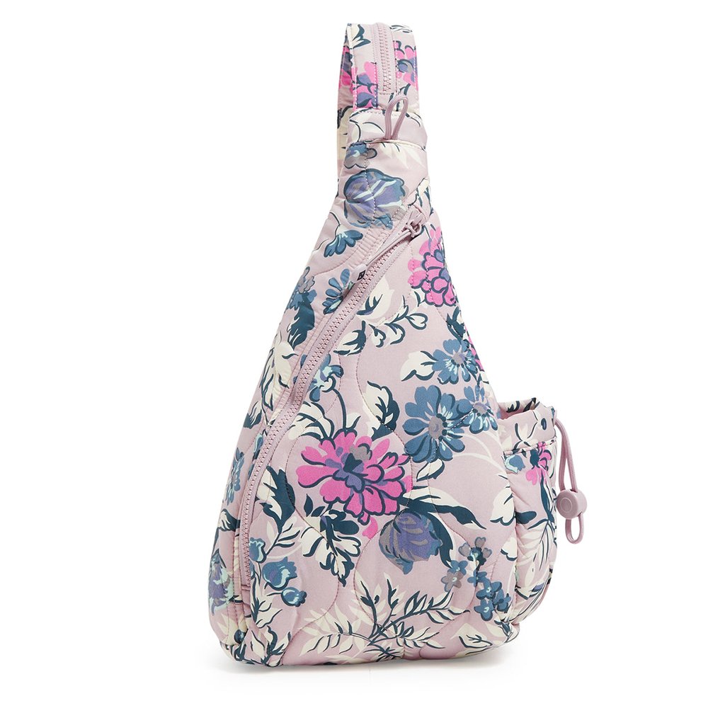 Vera Bradley  Featherweight Sling Backpack in Fresh-Cut Floral Lavender