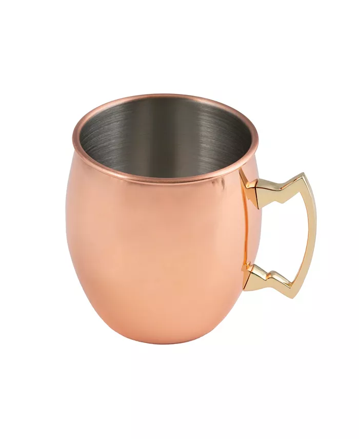 Cambridge Smooth Copper Moscow Mule Mugs Set of 4