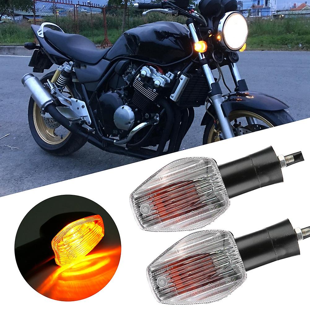 Motorcycle Front Rear Turn Signal Light Indicator Lamp Fit For Honda Cb400 Vtec Iii