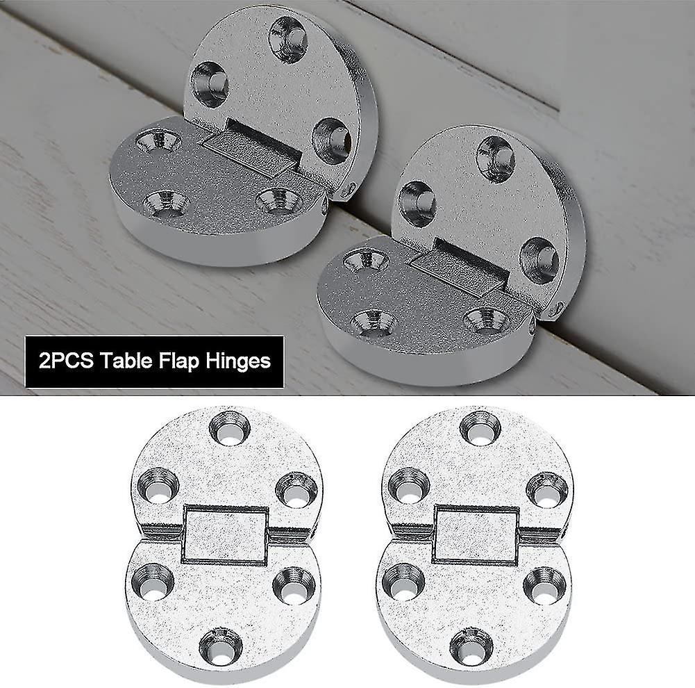 Pcs 54x35x7mm Hinges Zinc Alloy Table Flap Mini Self Supporting Hinge Home Furniture Oval Hardware For Table Desk