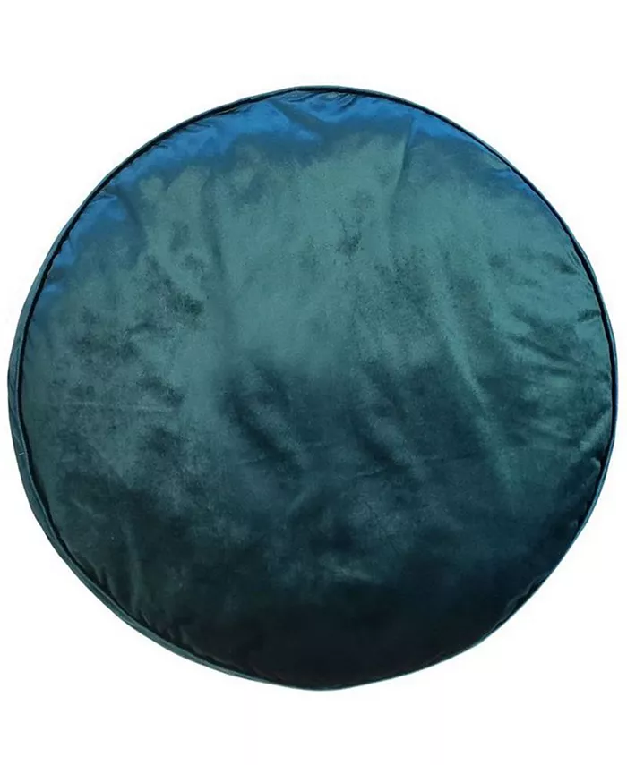 Edie@Home Panne Velvet Round Floor Pillow，  Round 24