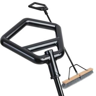 US.SHOVEL Easy Back 24 in. Garage and Porch Ergonomic Push Broom BR24BGF