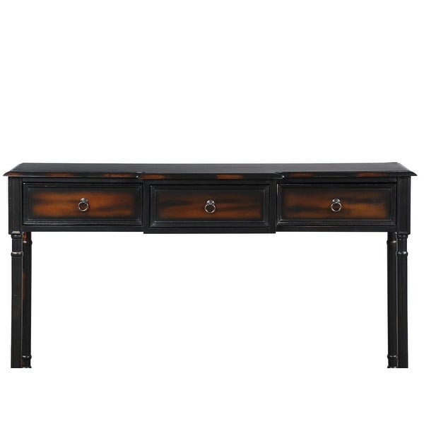 Farmhouse Entryway Tables Console Table with 3 Drawers