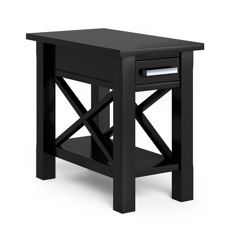 Simpli Home Kitchener Wood Narrow End Table