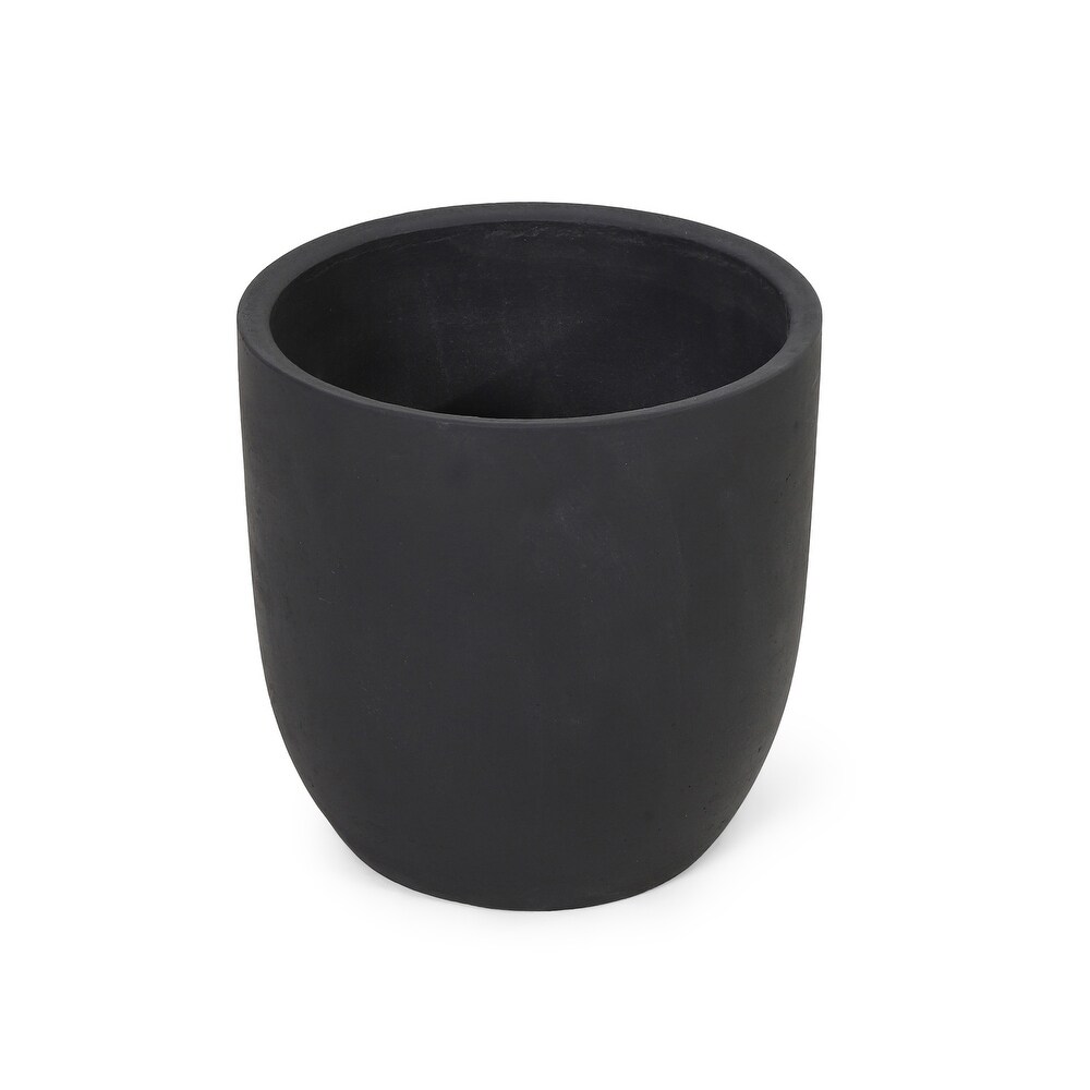 Shellynn Lightweight Concrete Outdoor Planter by Christopher Knight Home
