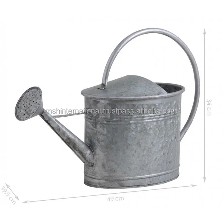 Galvanized Watering Can Top Quality Indian Stylish Handmade Water Can Traditional Designer Wholesale Luxury Watering Cane