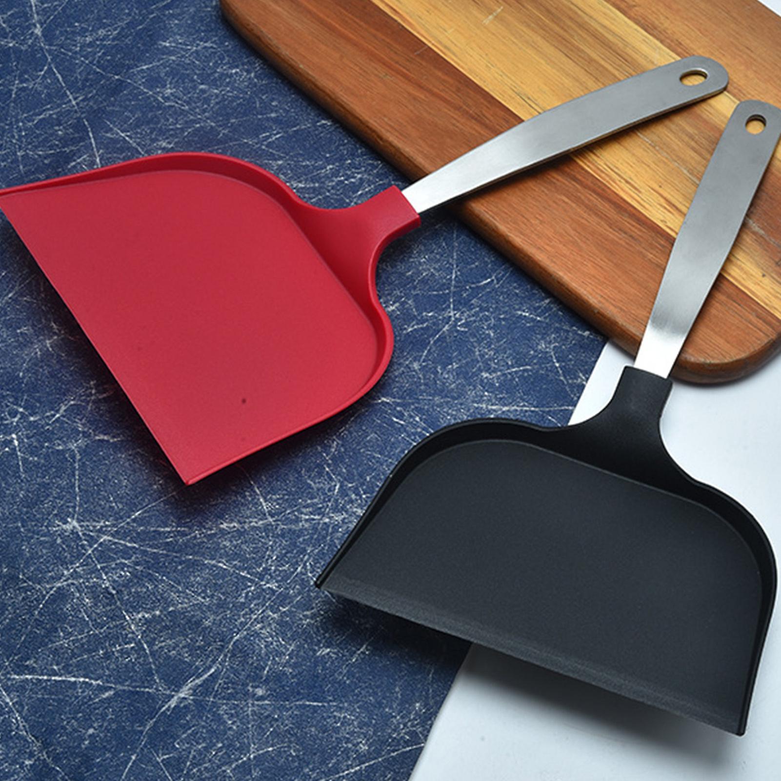 Black Pancakes Shovel Food Grade Nylon Flexible Non-stick For Cooking Omelette Burger Crepes