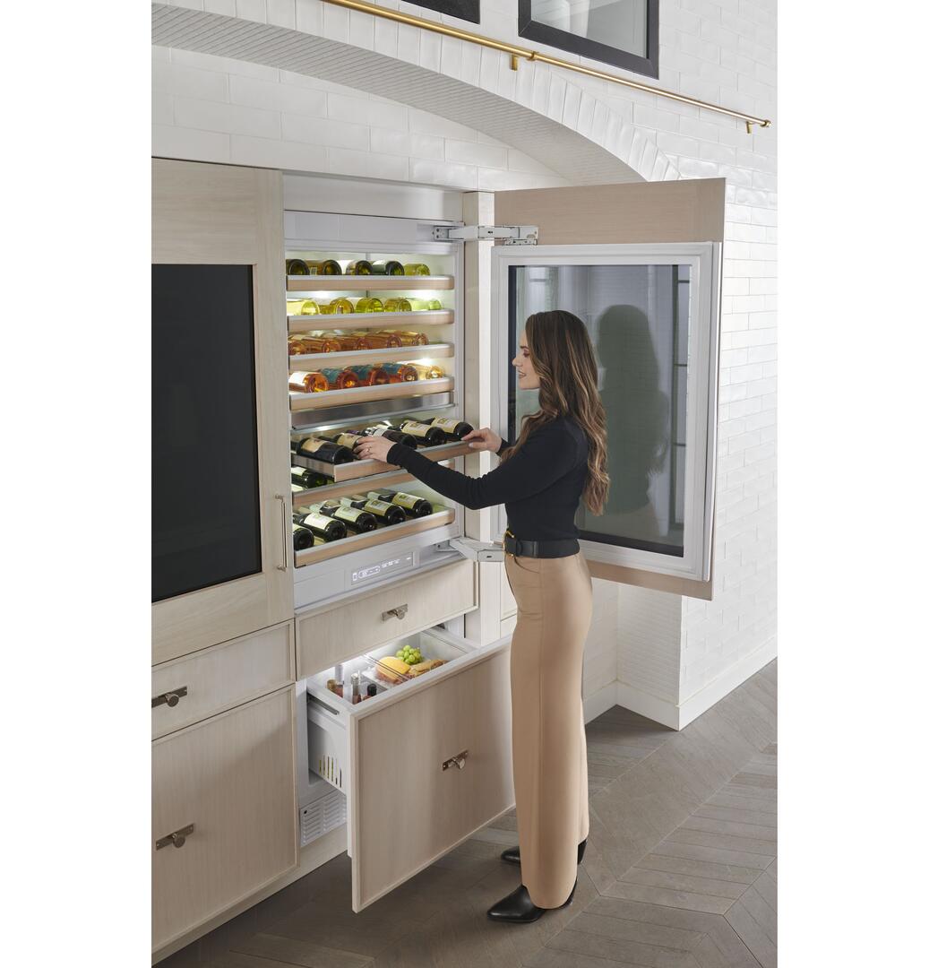 Monogram ZIW303NPPII 30 Inch Panel Ready Wine Cooler