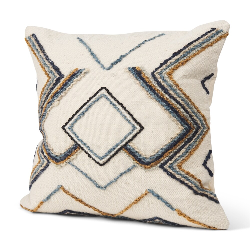 Kitt Cream Square Pillow Cover