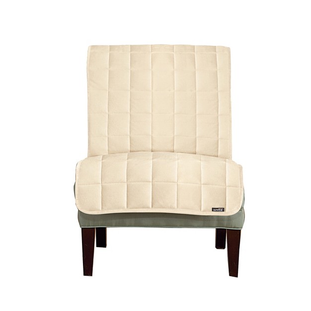 Antimicrobial Quilted Armless Chair Furniture Protector Sure Fit