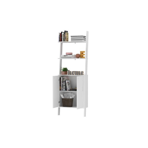 Cooper Ladder Display Cabinet in White