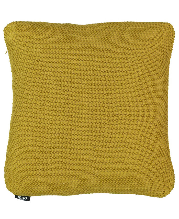 Mod Lifestyles Acrylic Moss Knit Zipper Enclosure Pillow， 20 x 20