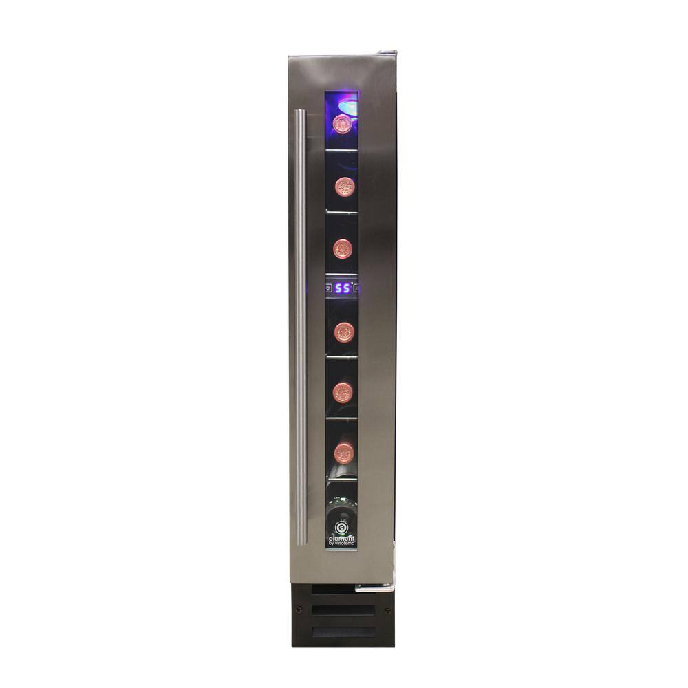 VINOTEMP 5.8 in. 7-Bottle Wine Cooler EL-7TSST