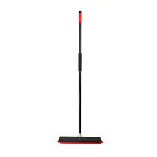 Alpine Industries 18 in. Red Indoor Smooth Surface 2-in-1 Squeegee Push Broom (2-Pack) 4600-18-2-2PK