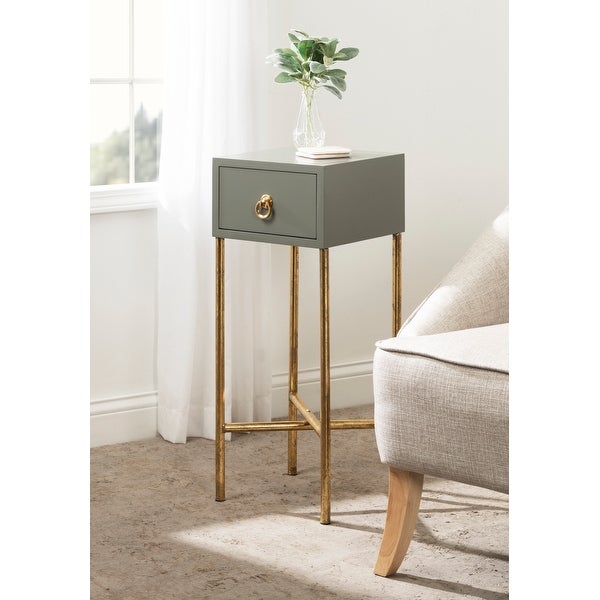 Kate and Laurel Decklyn Wood Accent Table - 12x12x30