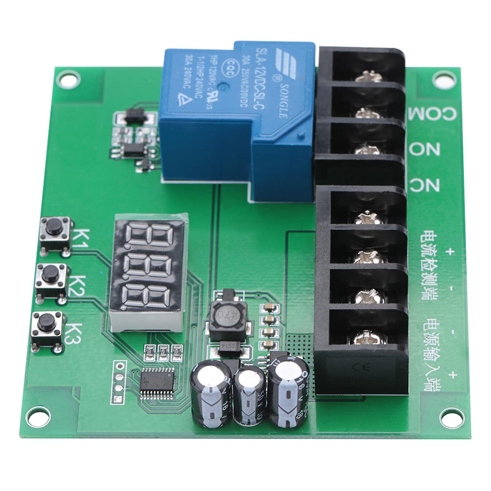 7-30v 0-30a Dc Current Detection Sensing Module Overcurrent Protection Relay Module