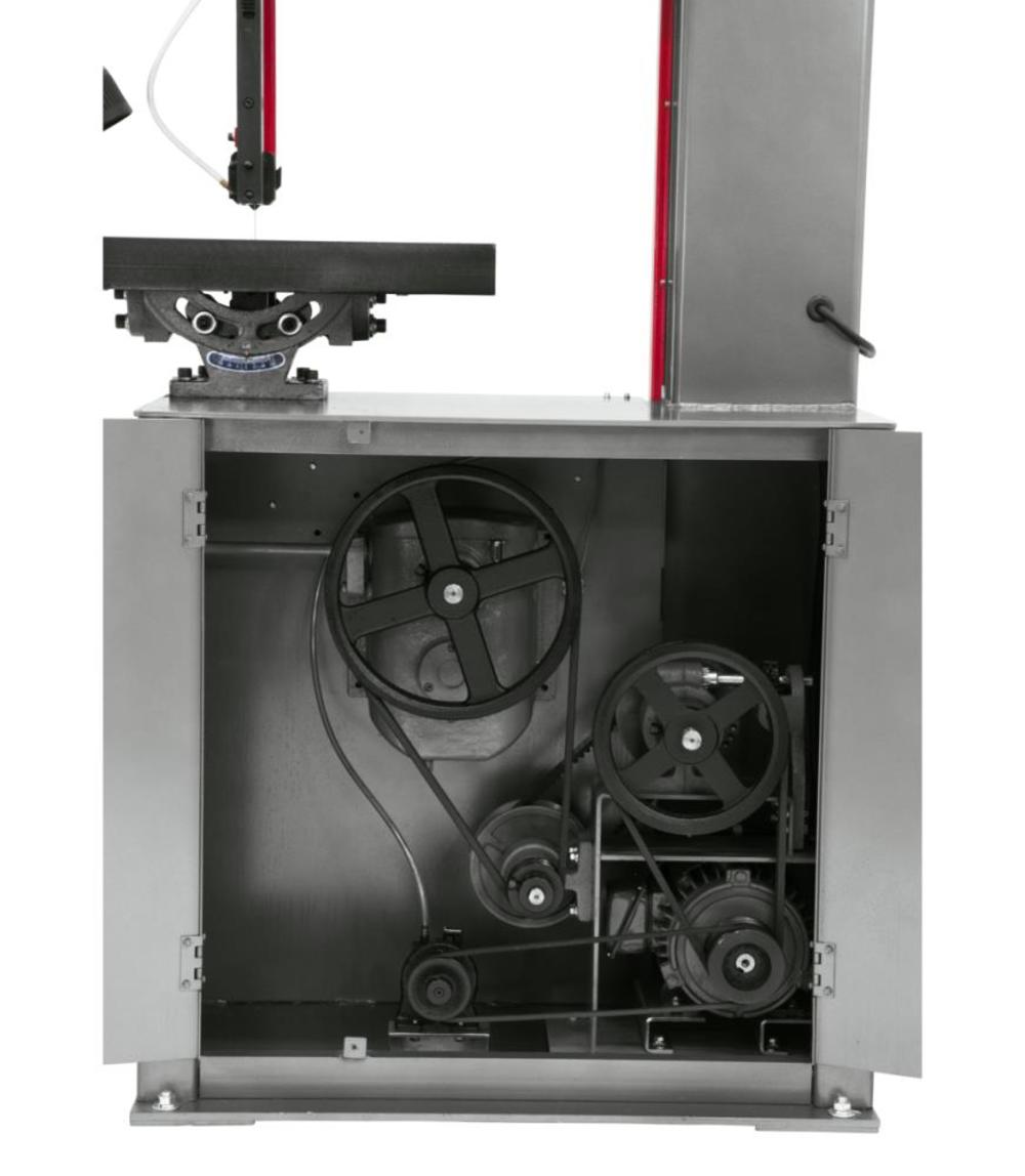 VBS-2012 20 In. Vertical Bandsaw， 2 HP， 230/460 V， 3 Ph， 230/460 V ;