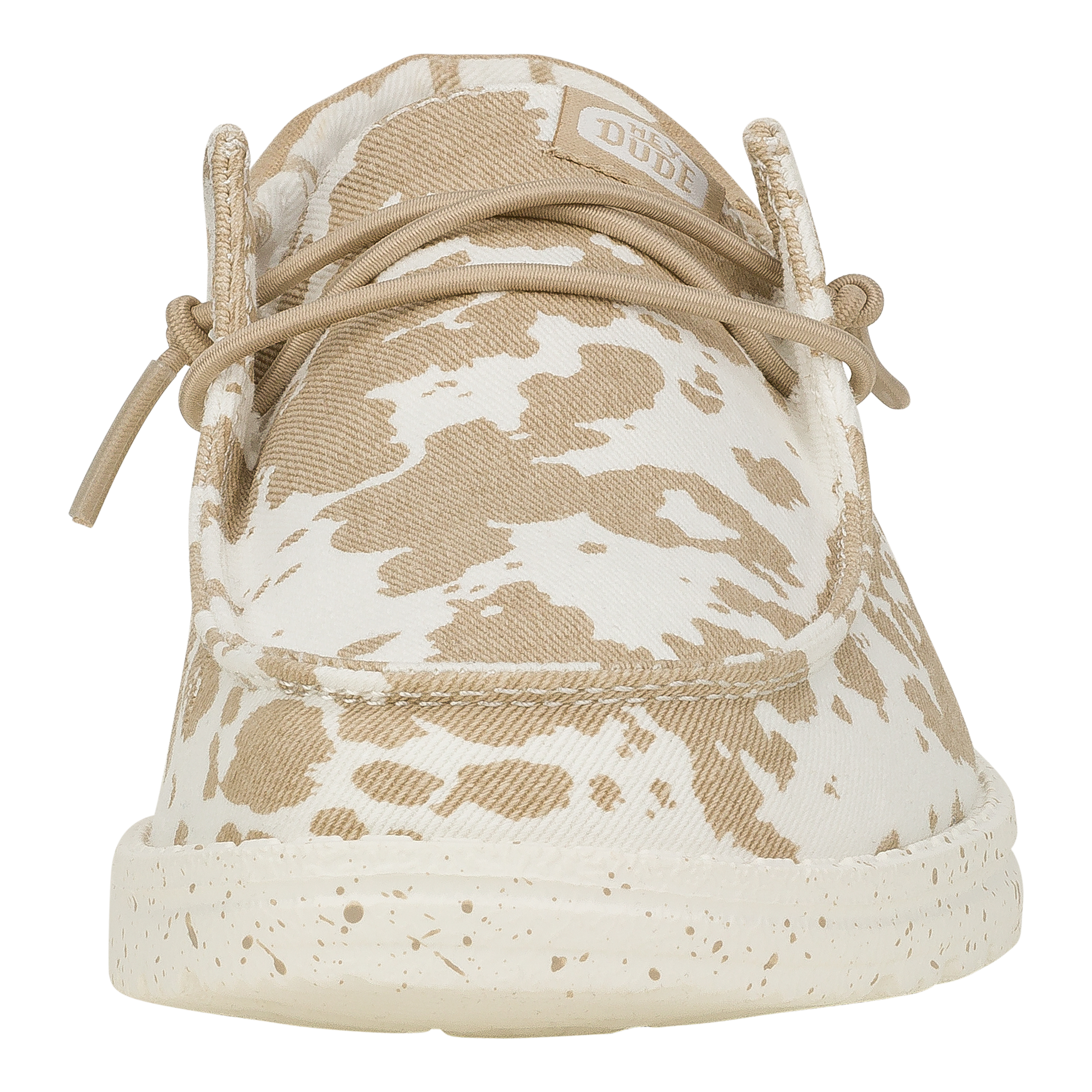 Wendy Funk Cow - Tan/White