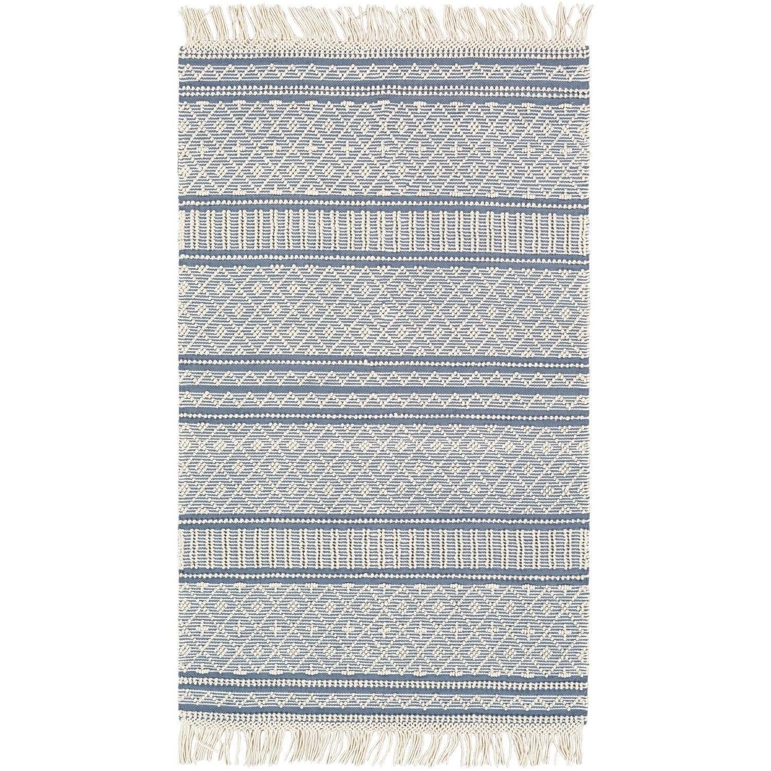 Farmhouse Tassels Hand Woven Rug