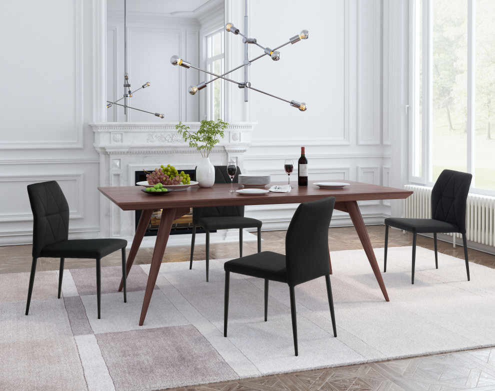 Revolution Dining Chair  Set of 2   Midcentury   Dining Chairs   by Zuo Modern Contemporary  Houzz