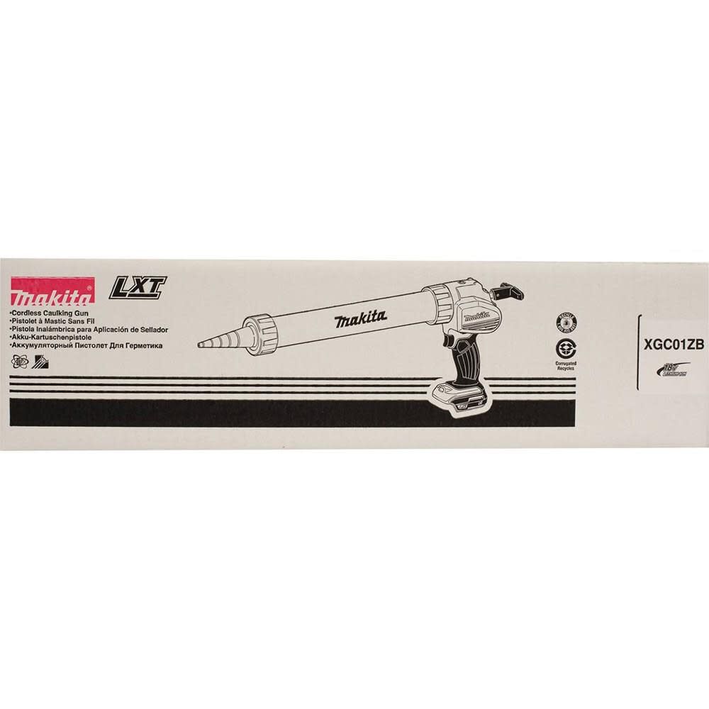 Makita 18V LXT 20oz Barrel Style Caulk and Adhesive Gun Bare Tool XGC01ZB from Makita