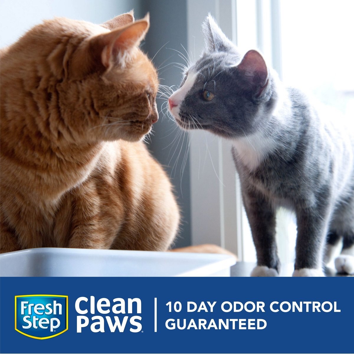 Fresh Step Clean Paws Simply Unscented Clumping Clay Cat Litter