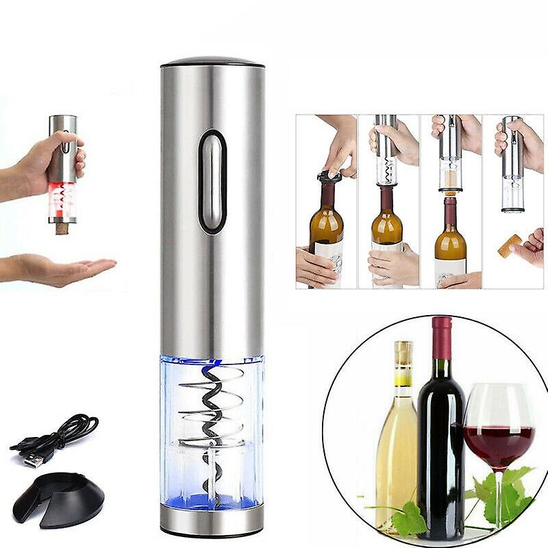 Automatic Bottle Opener Wine Opener Usb Charging Electric Red Wine Opener Foil Cutter Jar Opener Kitchen Accessories Wine Opener