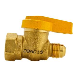 ProLine Series 38 in. x 12 in. Brass FL x FPT 1-Piece Gas Valve 114-522HN