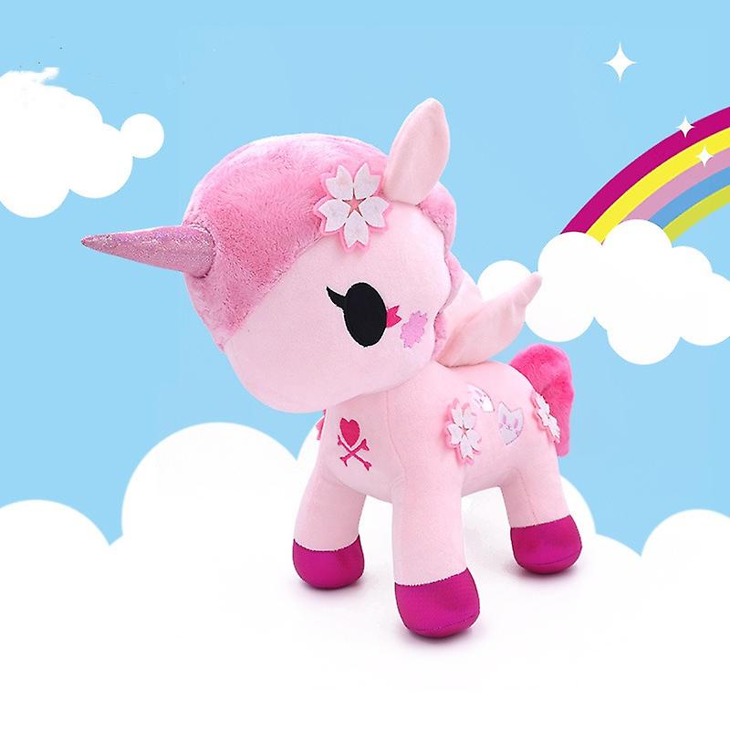 Cherry Unicorn Plush Toy Ornament Doll Little Girl's Birthday Gift