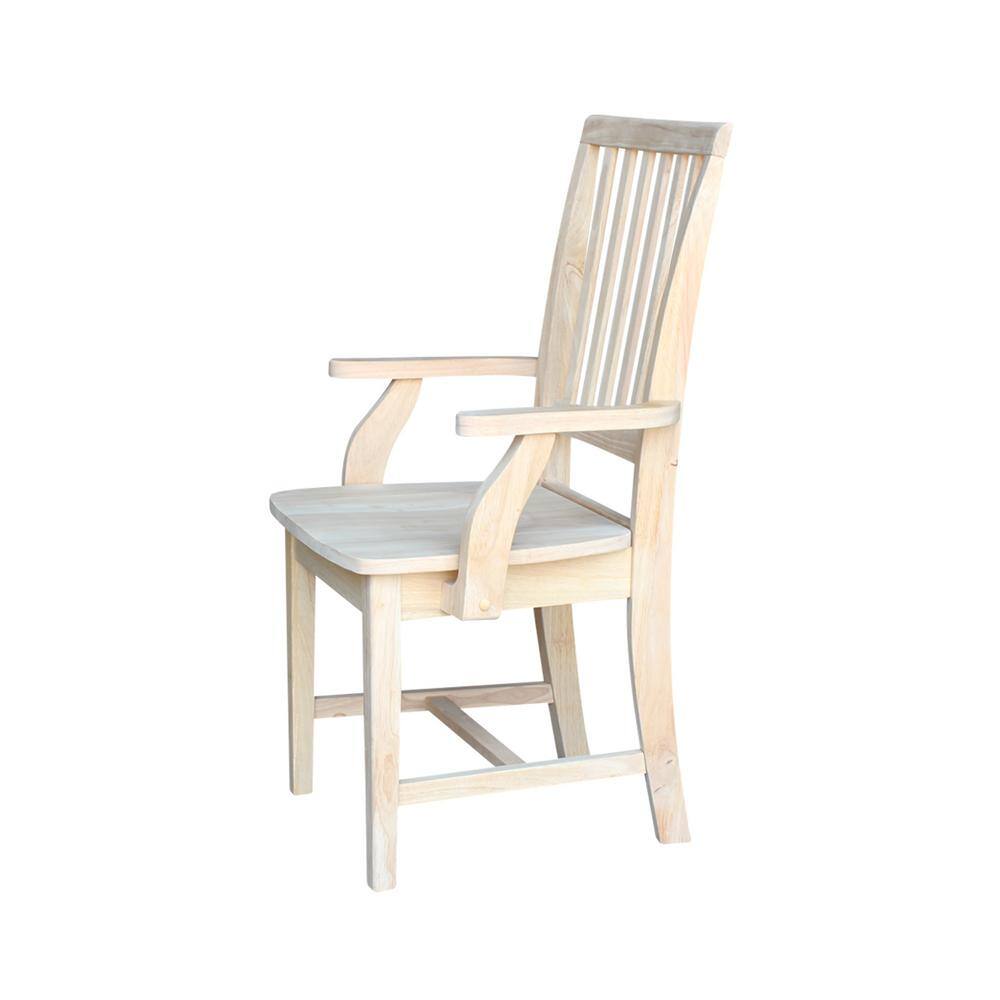 International Concepts Unfinished Wood Mission Side Chair 265A