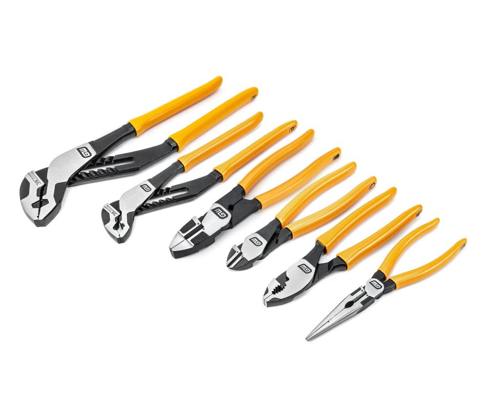 GEARWRENCH Pitbull Mixed Plier Set Dipped Handle 6pc 82204-06 from GEARWRENCH