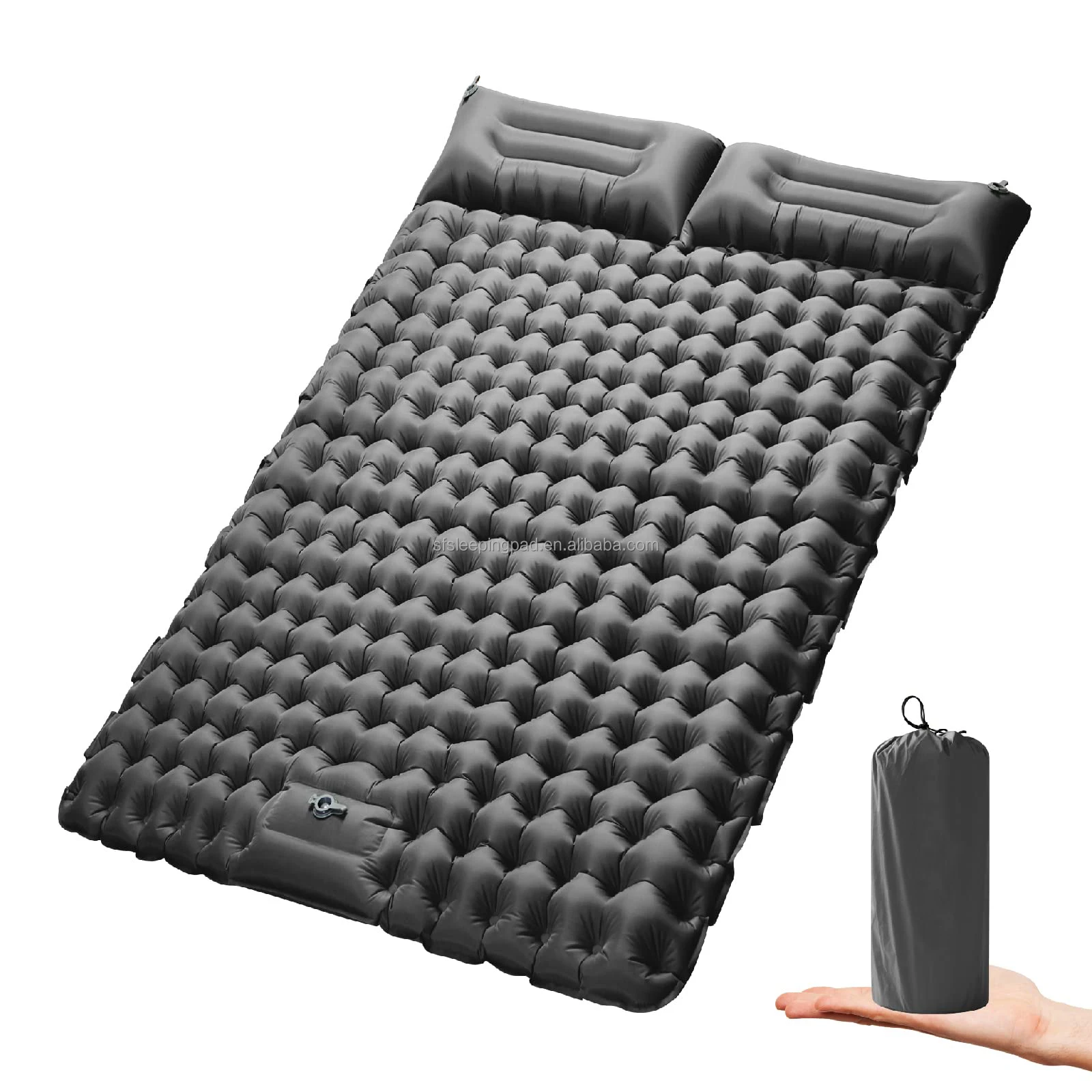 New Arrival Outdoor Wholesale 2 person Ultralight Air Inflating Camping Sleeping Pad