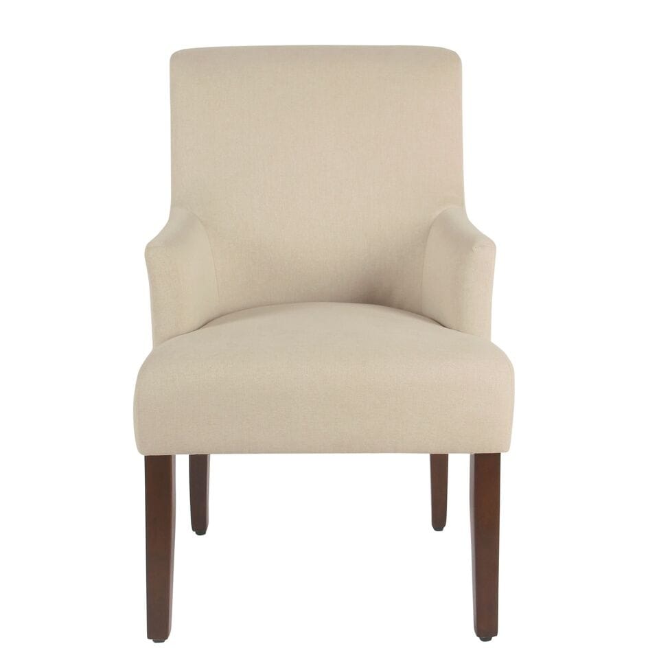 HomePop Meredith Anywhere Chair   Stain Resistant Cream Fabric