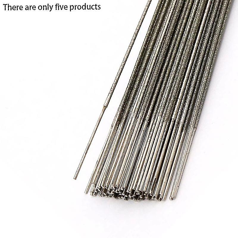 5pcs 400mm Diamond Wire Saw Blade， Saw Rods For Cutting Jade Metal Ceramic Resin Jewelry Hand Tools