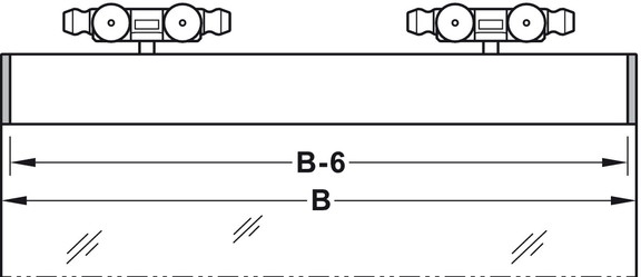 Hafele Sliding Door Hardware  Slido F Line21 20D  ...