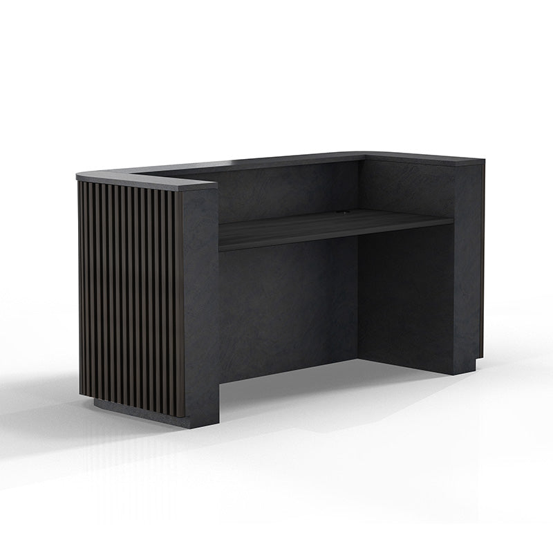 HALO Reception Desk 180cm - Black