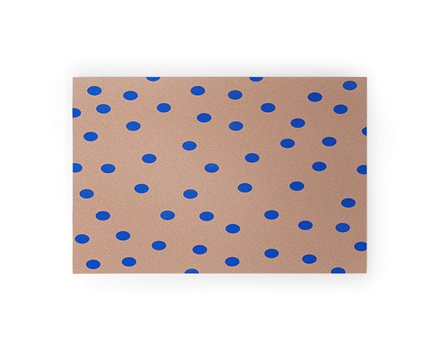 Garima Dhawan Vintage Dots Looped Vinyl Welcome Mat Society6