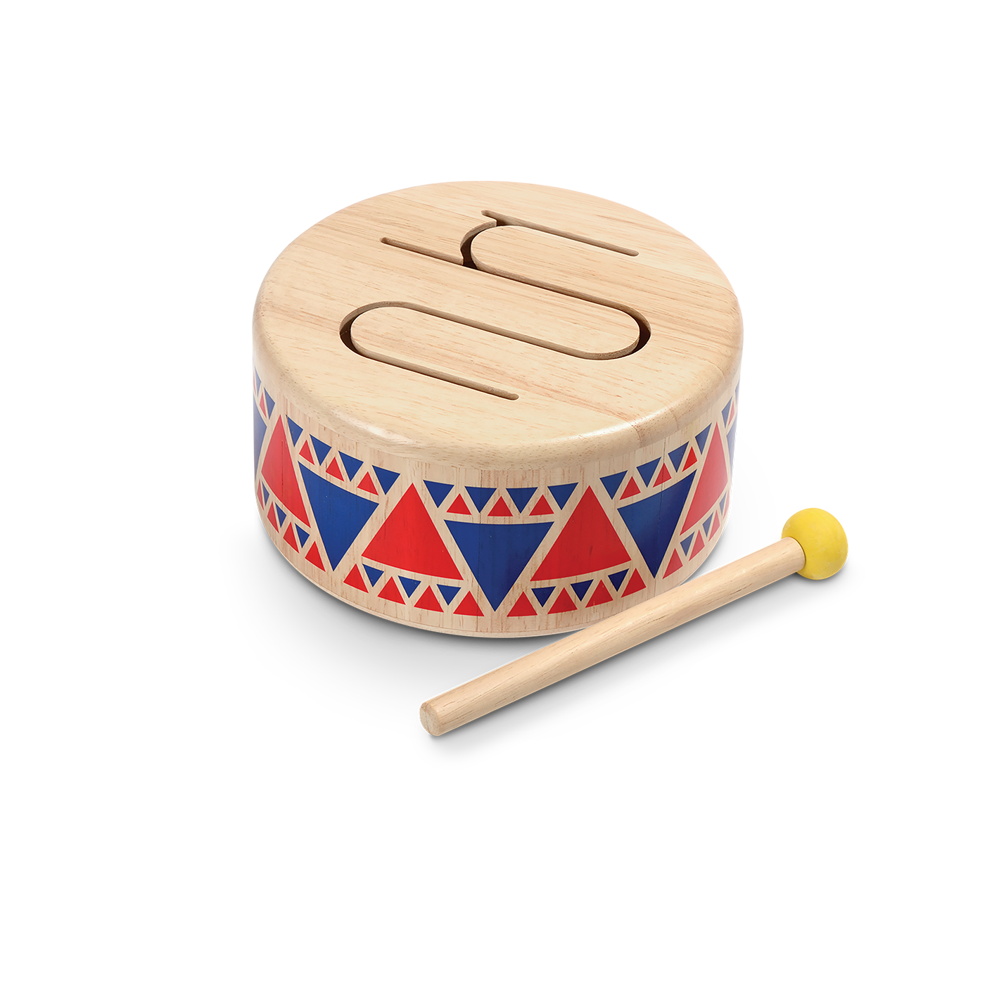 Solid Wooden Drum by Plan Toys