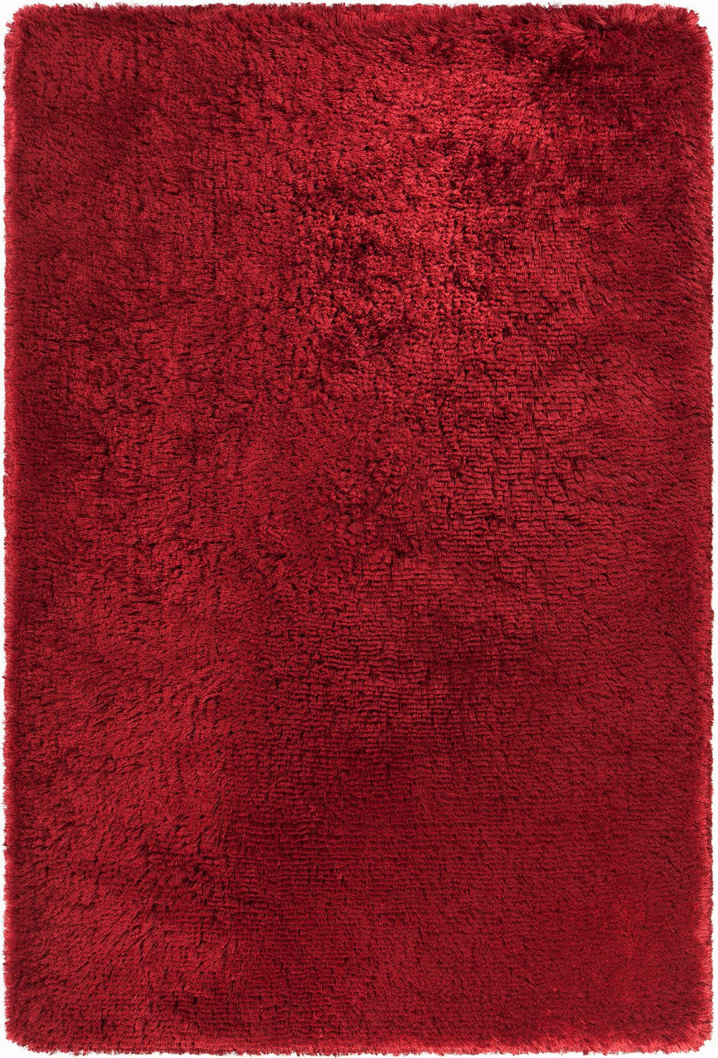 Giulia Red Hand Woven Shag Rug