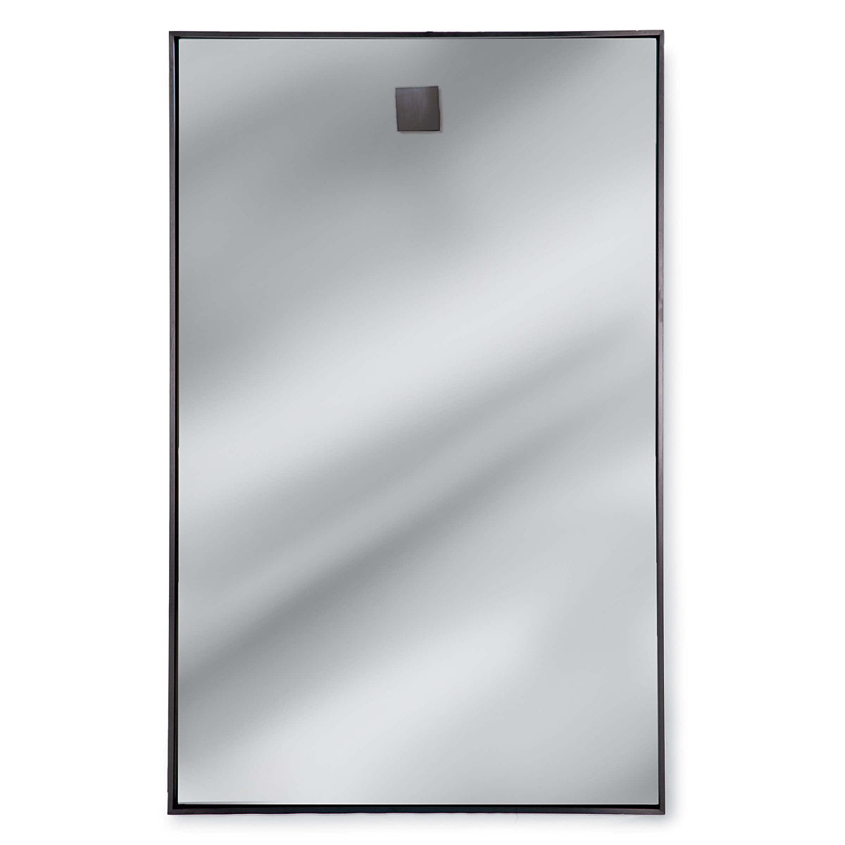 Hanging Rectangle Mirror in Steel