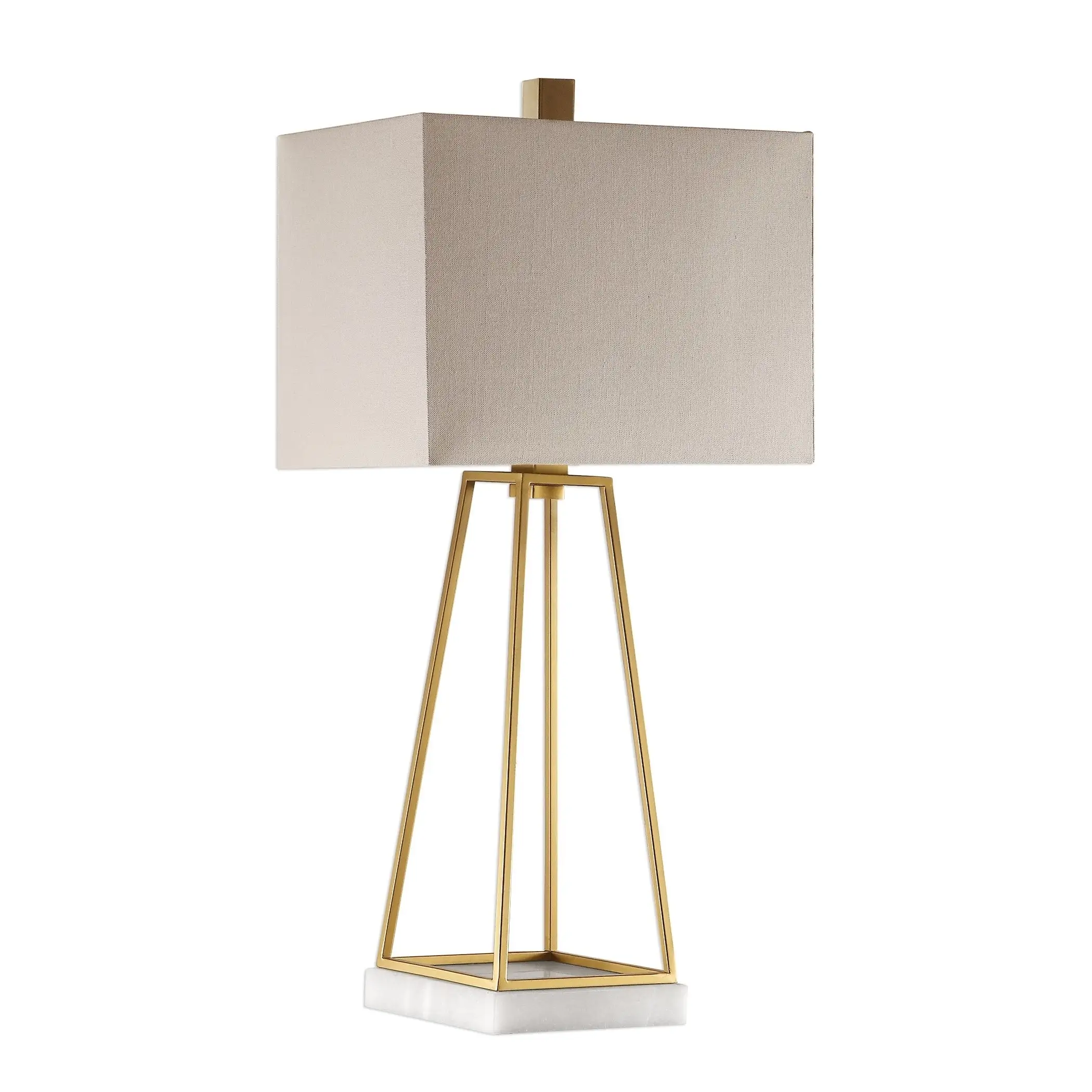 Uttermost Mackean Plated Metallic Gold 1-light Table Lamp